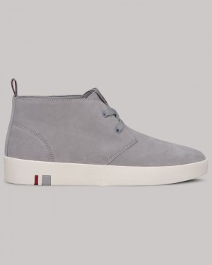 Botas Ben Sherman Thames Chukka Branco Vermelhas | 95XOEKLAU