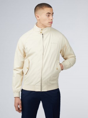 Jaquetas Ben Sherman Signature Harrington Creme | 52XVLDRQI