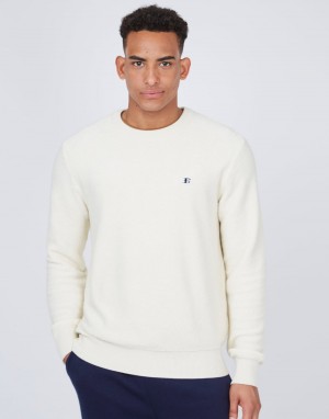 Knitwear Ben Sherman B by Ben Sherman Textured Branco | 01ULEBTAQ