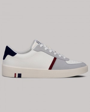 Sapatilhas Ben Sherman Richmond Branco Azul Marinho | 01IXDKGNV