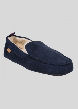 Slipper Ben Sherman Casa Cartegena Moccasin Azul Marinho | 60UJEDCRX