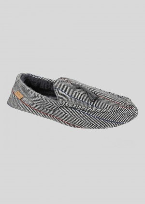 Slipper Ben Sherman Cliveden House Moccasin Cinzentas | 57BQKIETZ