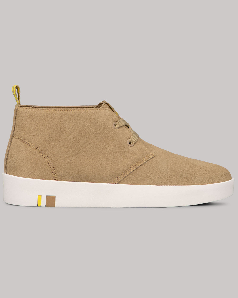 Botas Ben Sherman Thames Chukka Marrom Branco Amarelas | 23UESLPNG