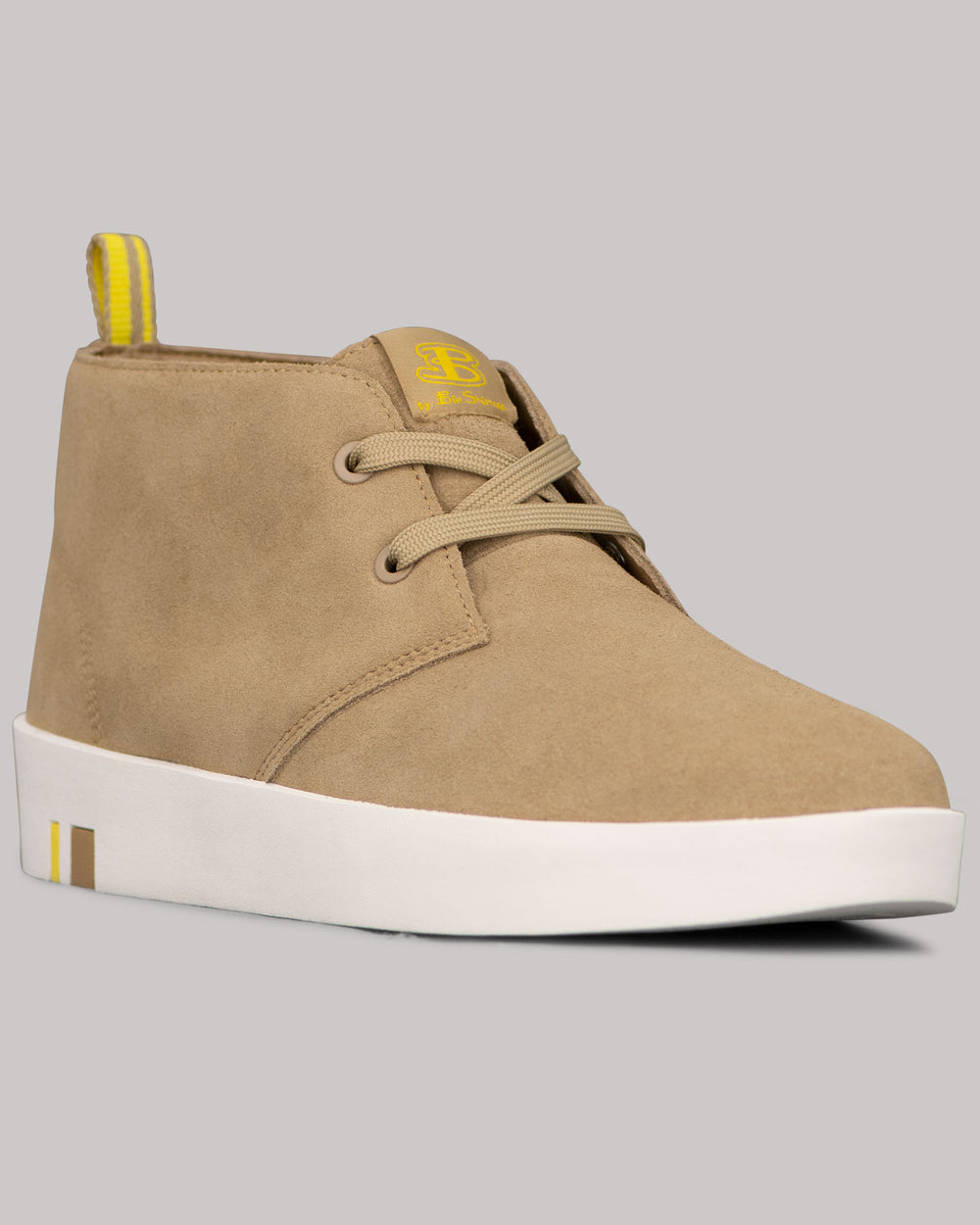 Botas Ben Sherman Thames Chukka Marrom Branco Amarelas | 23UESLPNG