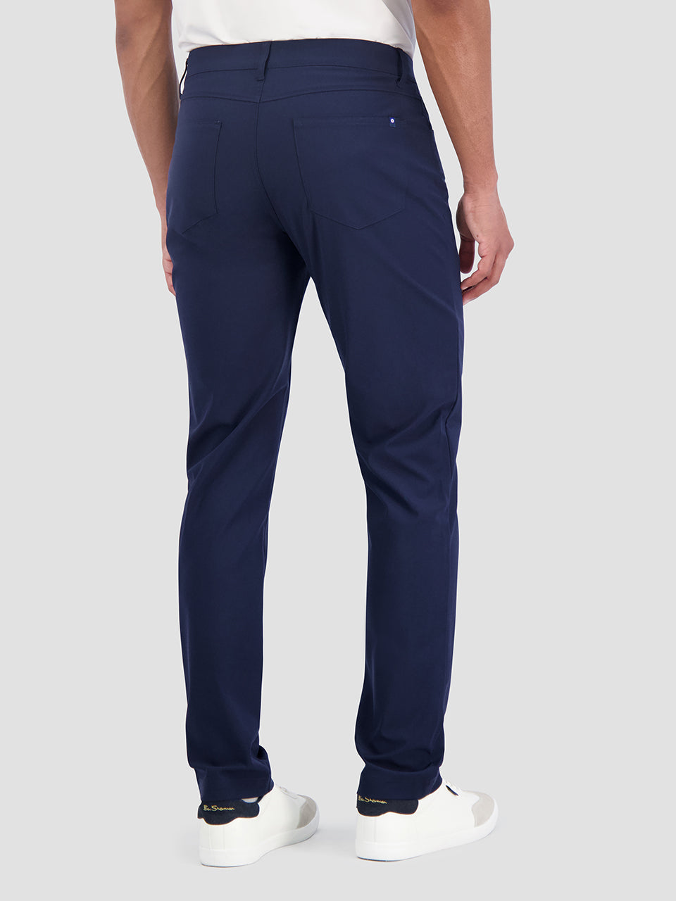 Calças Ben Sherman 4Way Stretch Tech Regular Azul Marinho | 16QCXOSIR