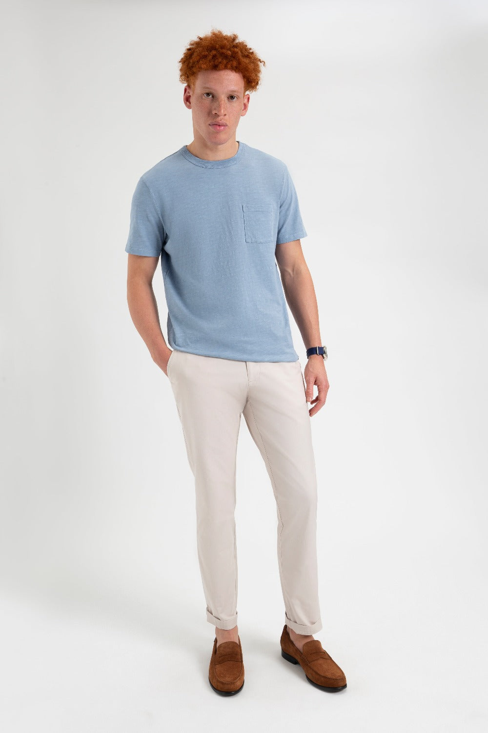 Calças Ben Sherman Everyday Slim Fit Chino Branco | 97CLQPKVD