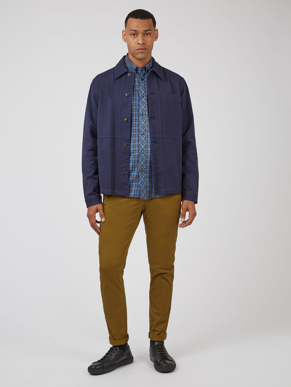 Calças Ben Sherman Signature Skinny Stretch Chino Marrom | 02FBJOTRA