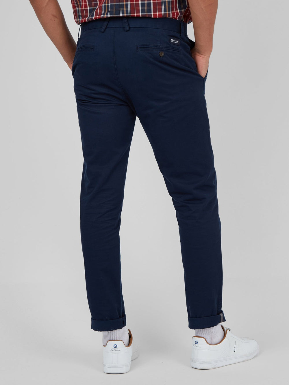 Calças Ben Sherman Signature Skinny Stretch Chino Azul Marinho | 52QJRVLAH