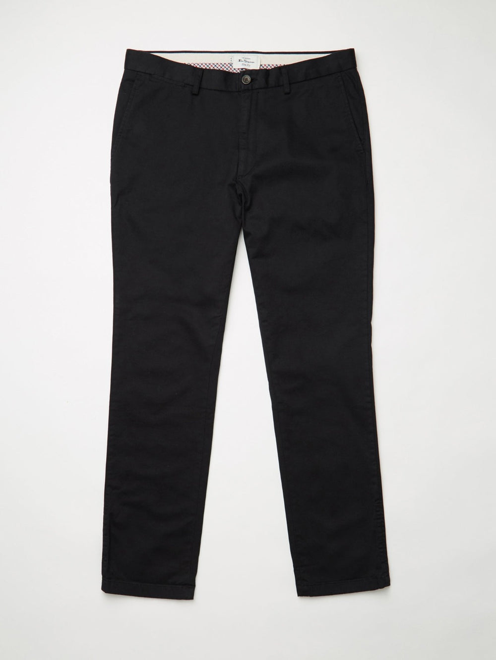 Calças Ben Sherman Signature Slim Stretch Chino Pretas | 10HJILRSF