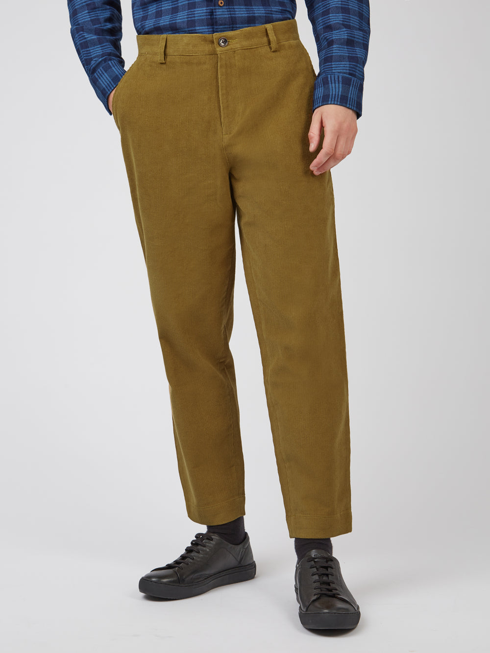 Calças Ben Sherman Tapered Corduroy Marrom | 46EOPCUSF