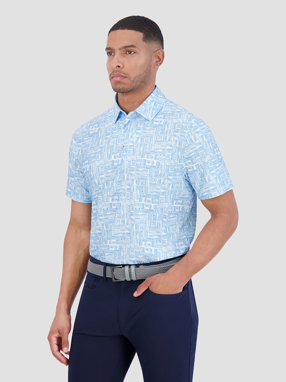 Camisa Polo Ben Sherman Radio Stack Tech Jersey Sports Fit Azuis | 53MIPSHAR