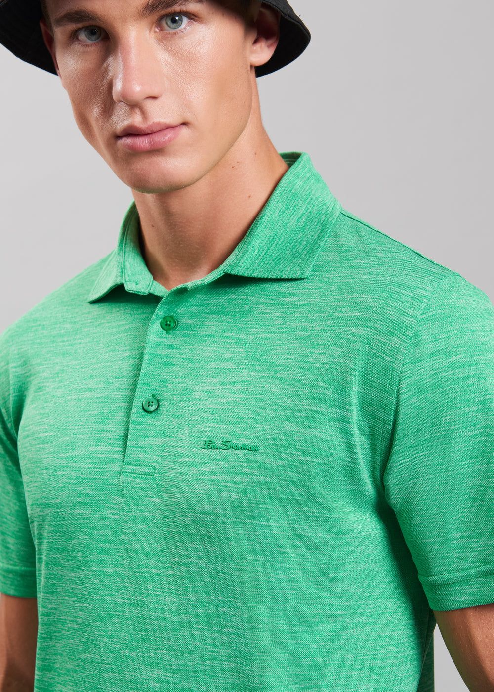 Camisa Polo Ben Sherman Short Sleeve Verdes | 28KCIHAOG