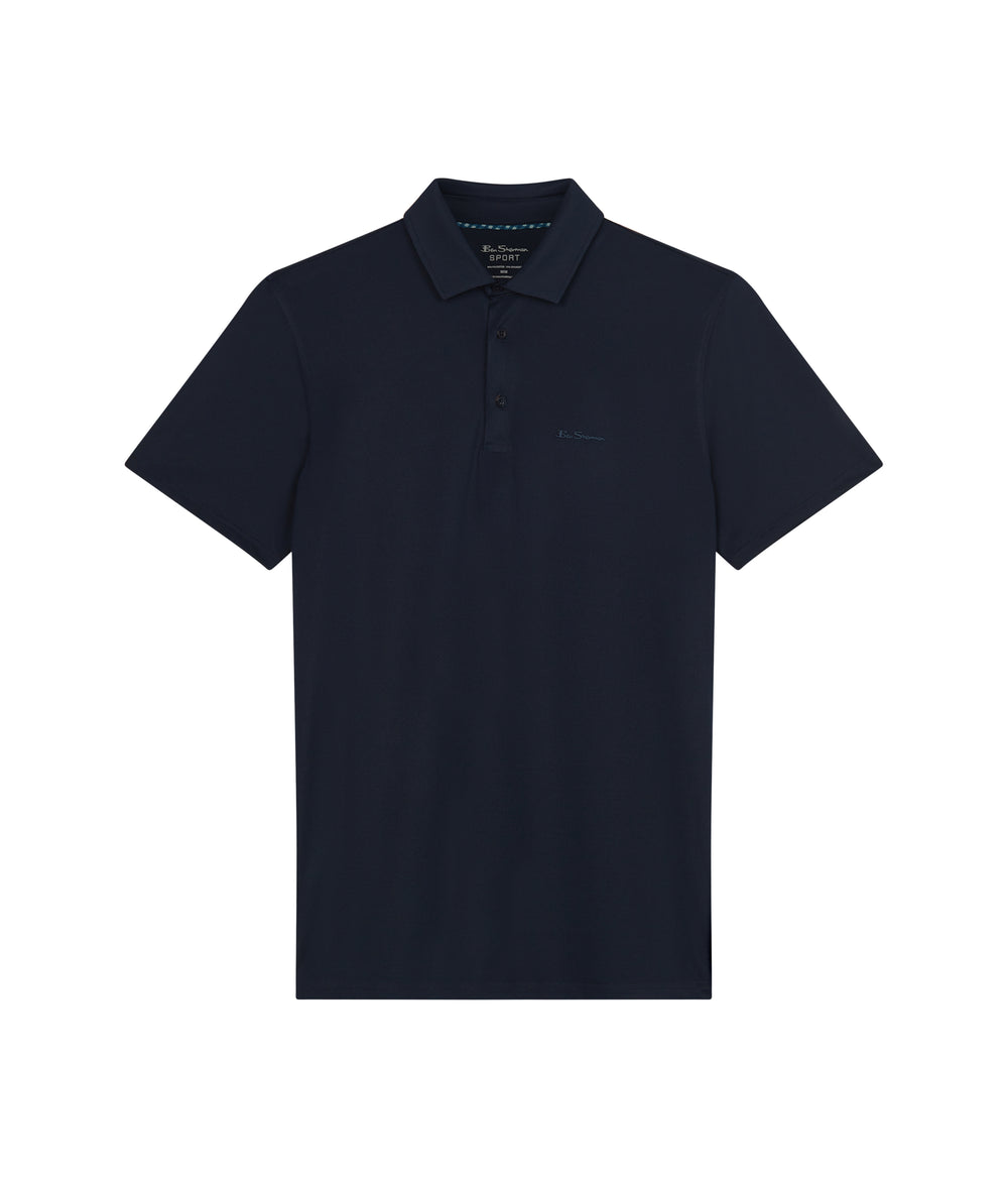 Camisa Polo Ben Sherman Solid Air Pique Sports Fit Azul Marinho | 36MONEZWK