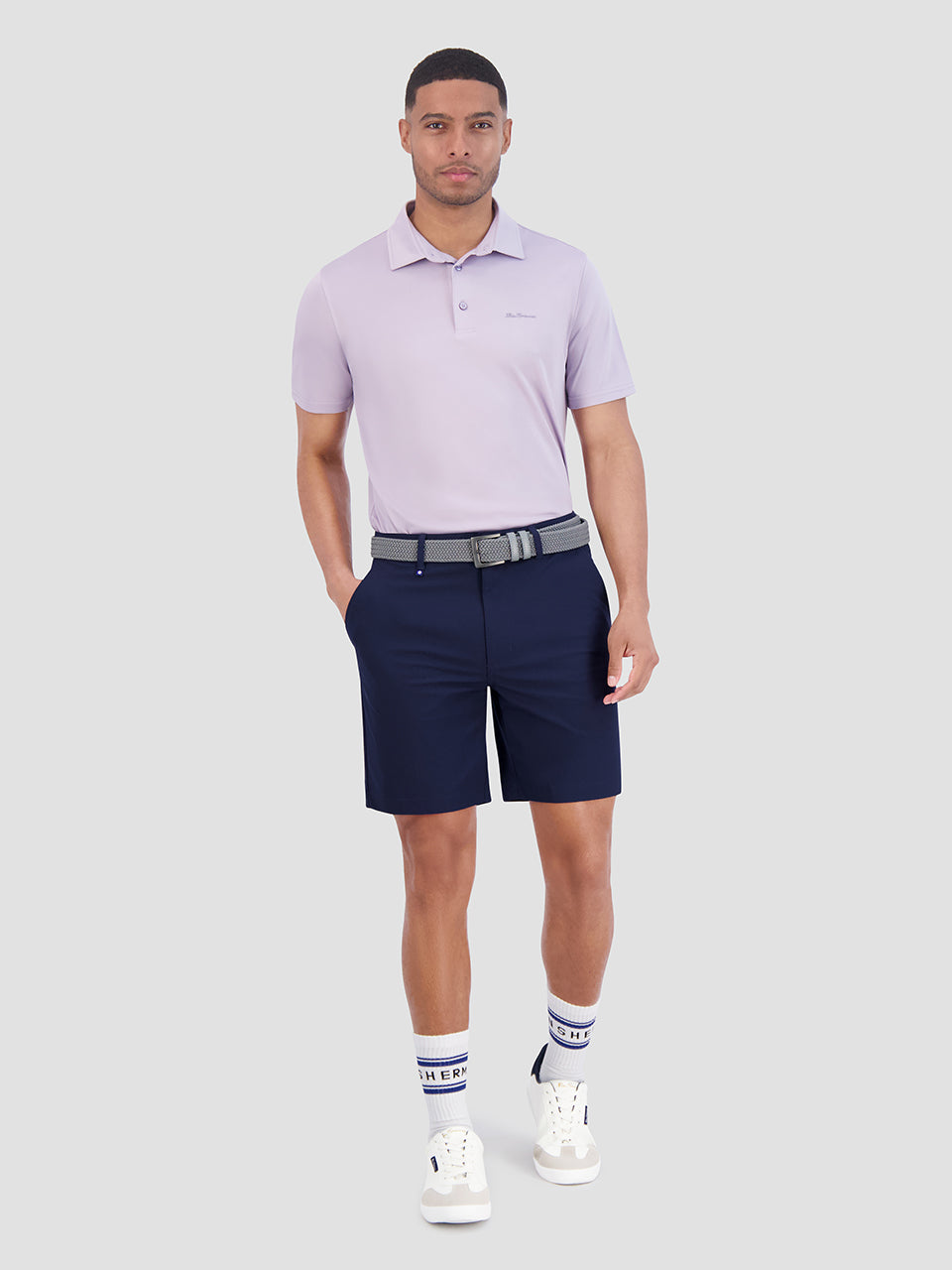 Camisa Polo Ben Sherman Solid Air Pique Sports Fit Roxo | 28PKMEVSG