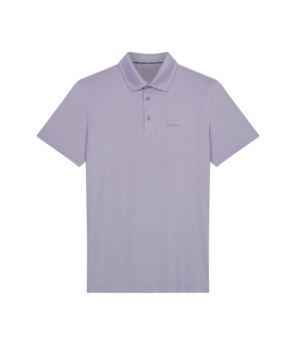 Camisa Polo Ben Sherman Solid Air Pique Sports Fit Roxo | 28PKMEVSG