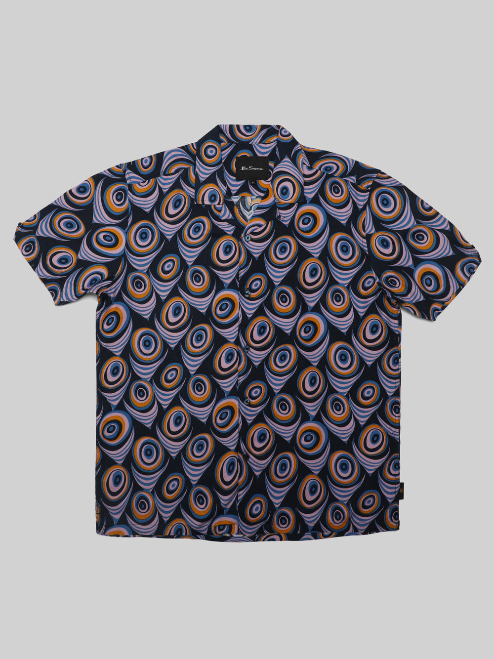 Camisas Ben Sherman B by Ben Sherman Psychedelic Print Roxo | 20LNHOUMF