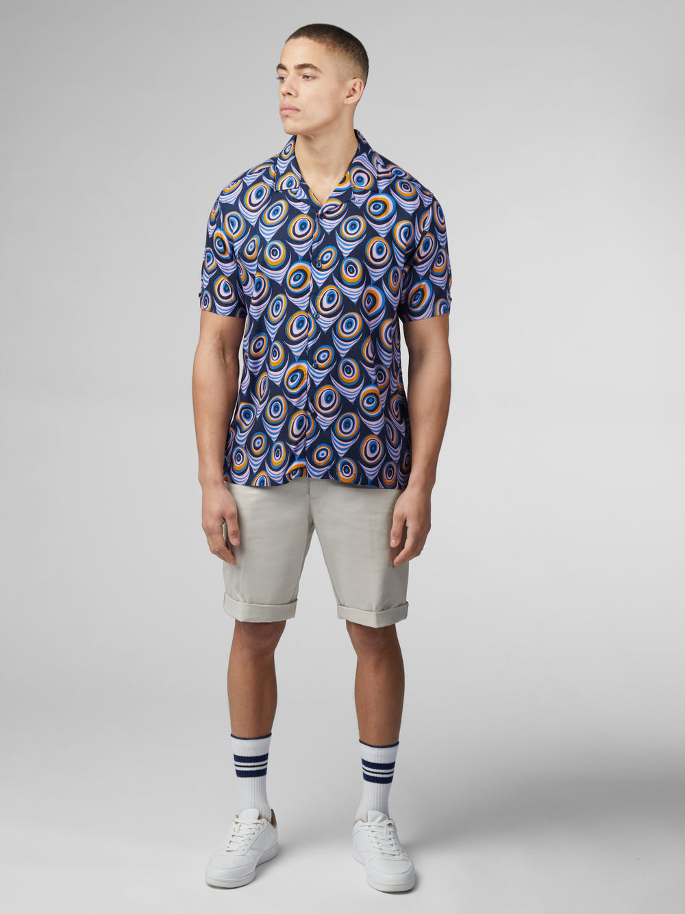 Camisas Ben Sherman B by Ben Sherman Psychedelic Print Roxo | 68YCNTIXJ