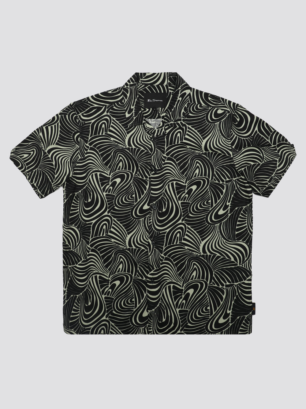 Camisas Ben Sherman B by Ben Sherman Psychedelic Swirl Print Menta | 23XDIRBEW