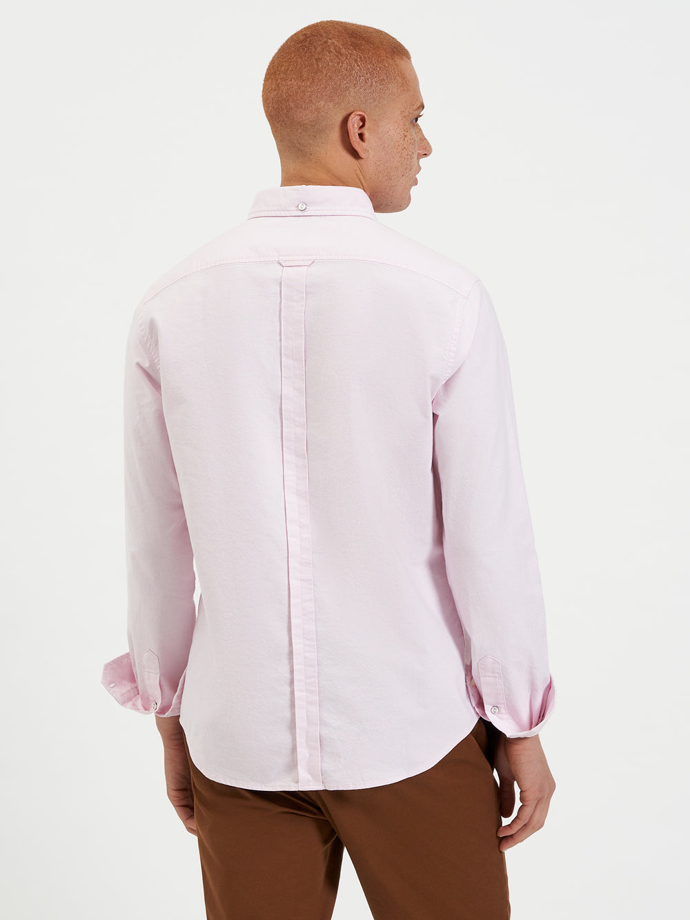 Camisas Ben Sherman Brighton Oxford Organic Rosa | 65YDTZAIE