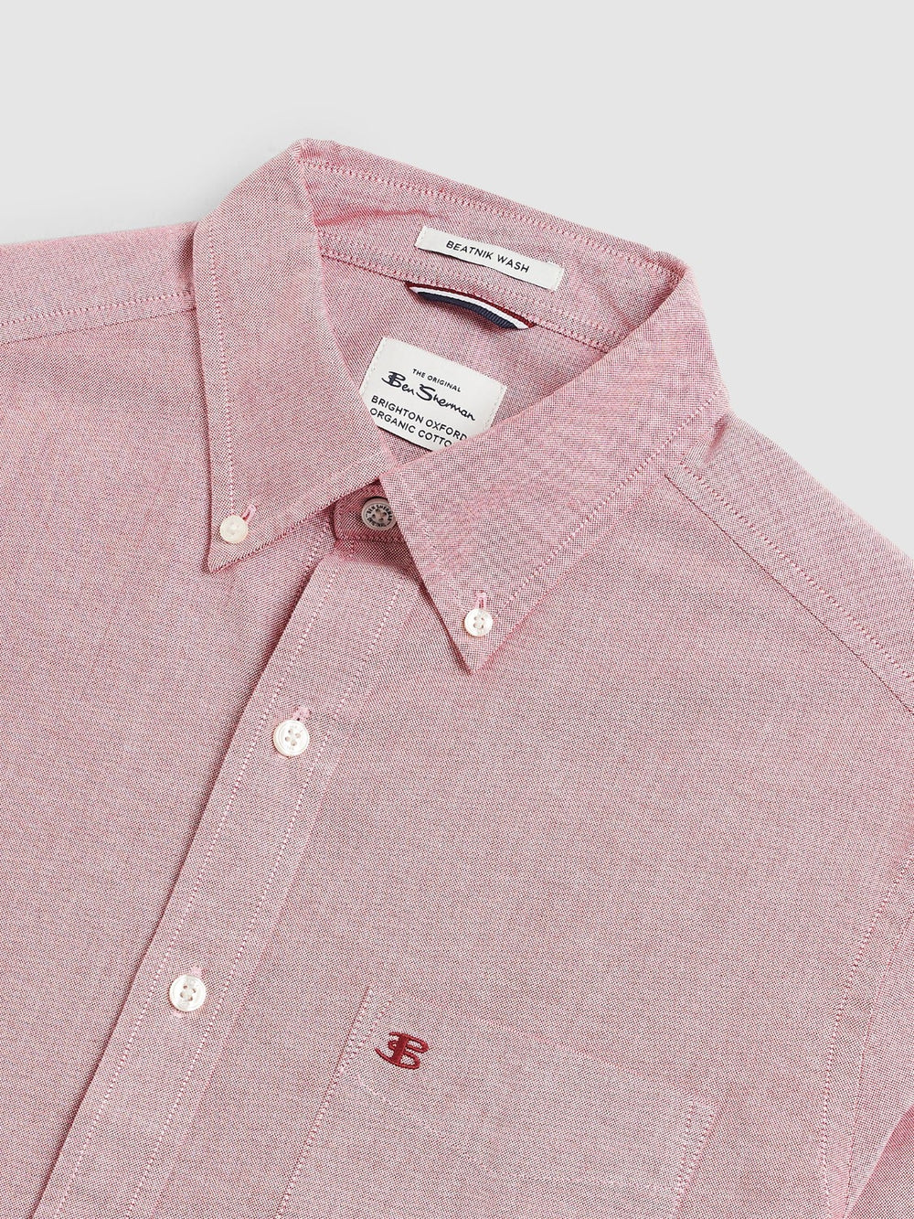 Camisas Ben Sherman Brighton Oxford Organic Luz Vermelhas | 38UZGVPXC