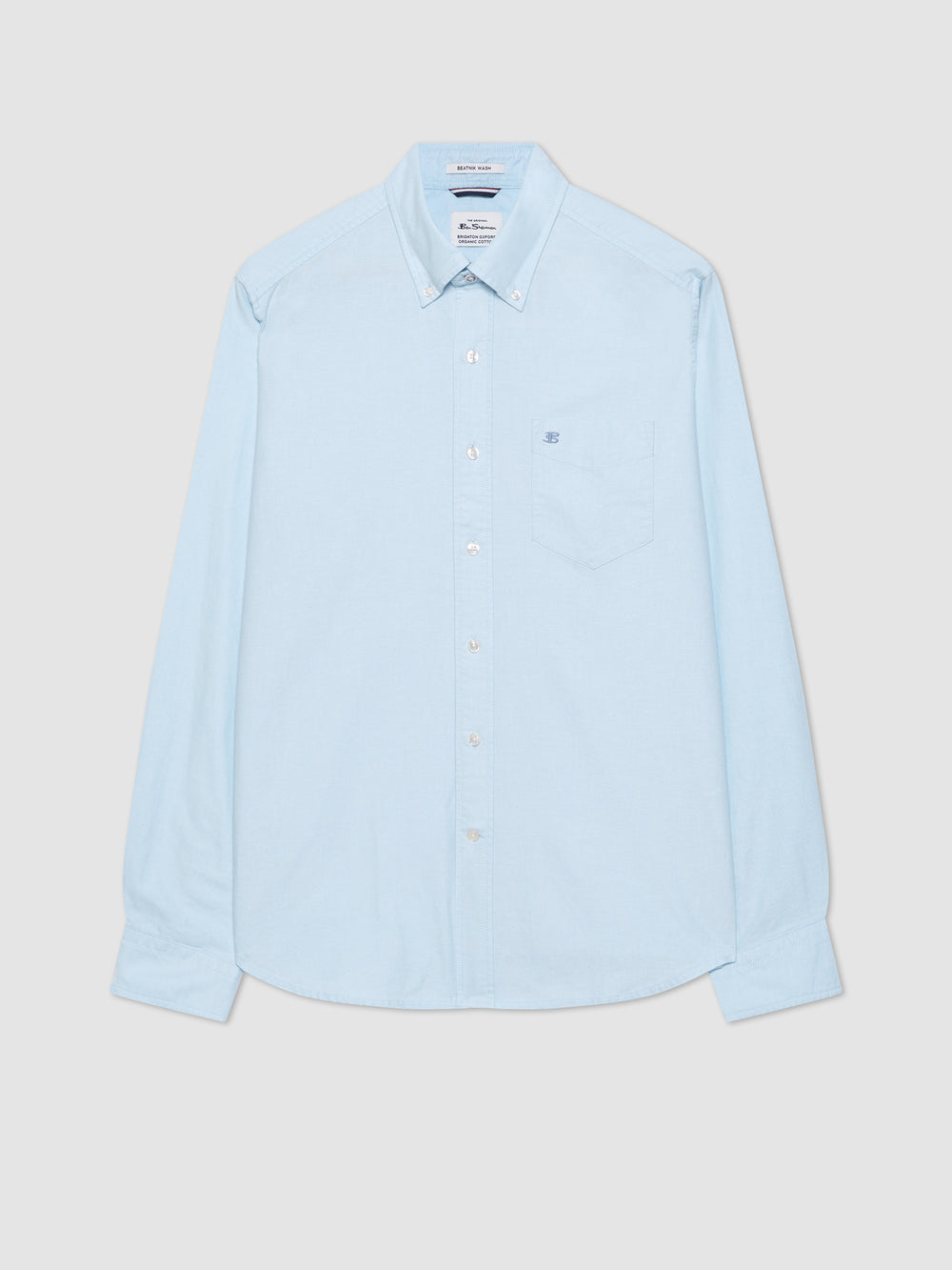 Camisas Ben Sherman Brighton Oxford Organic Azuis | 56DOLBYKQ