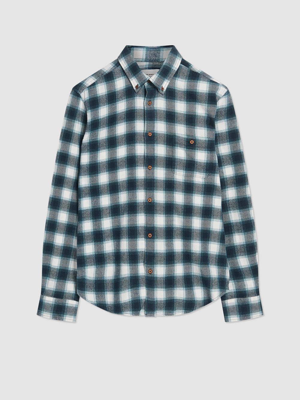 Camisas Ben Sherman Brushed Ombre Check Flannel Verdes | 92TEZPKXS