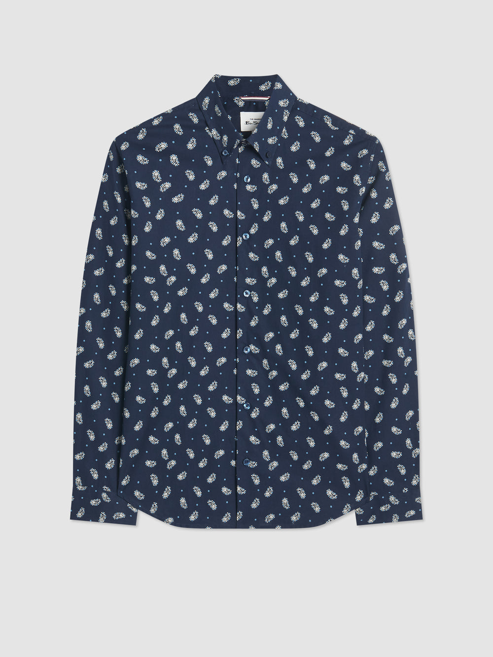 Camisas Ben Sherman Micro Paisley Azul Marinho | 42TJBERLC