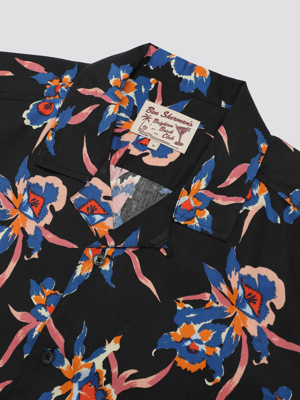 Camisas Ben Sherman Signature Botanical Print Pretas | 19YFQSDMW