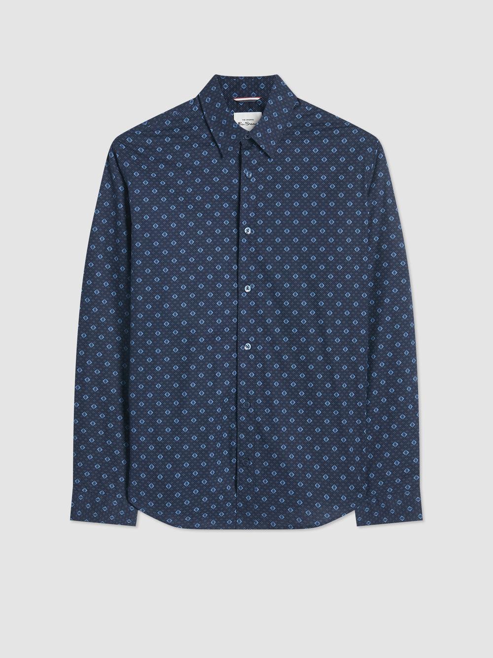 Camisas Ben Sherman Signature Geo Azuis | 01GOBTRJE