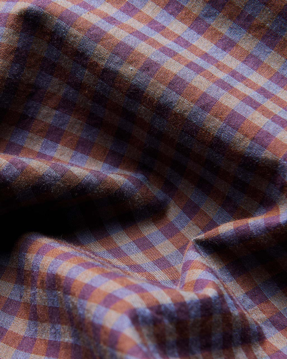 Camisas Ben Sherman Signature Gingham Long-Sleeve Roxo | 58KVCHXYO