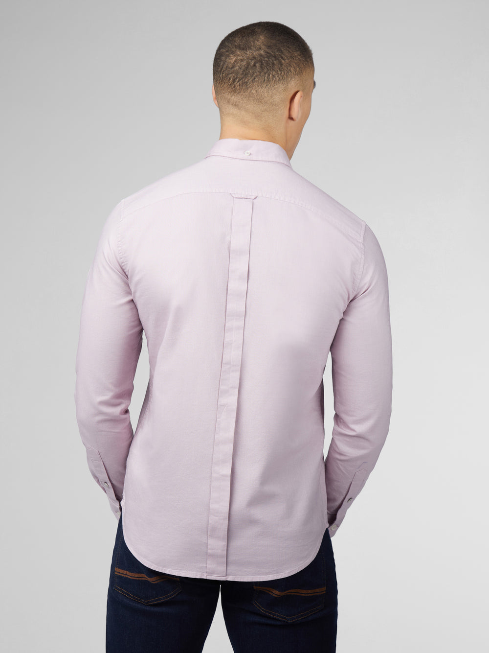 Camisas Ben Sherman Signature Oxford Long Sleeve Roxo | 54HEDOVWG