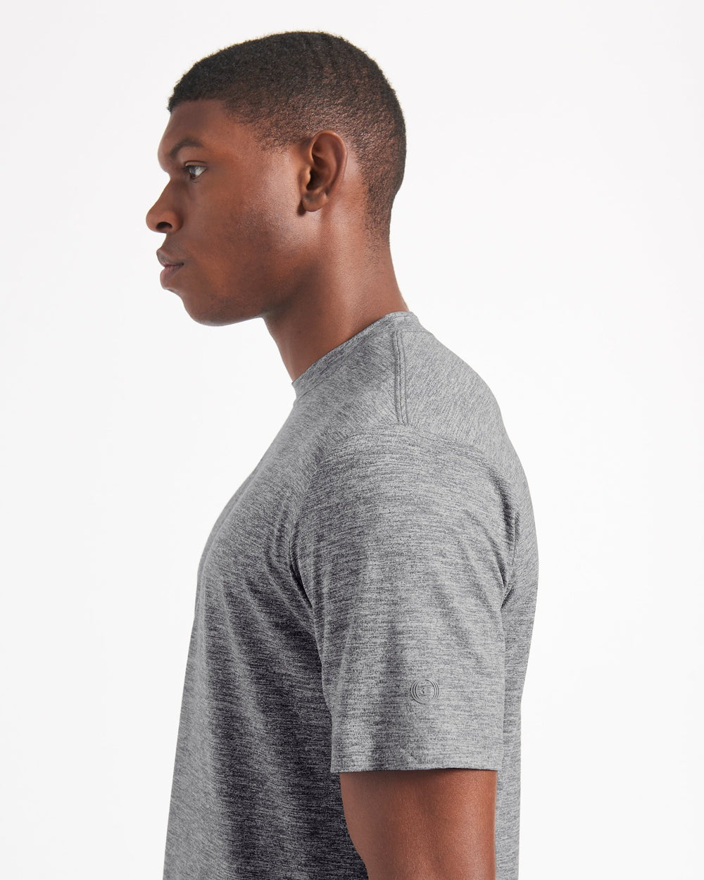 Camiseta Ben Sherman Performance Stretch Marl Cinzentas | 43ITPBFAD