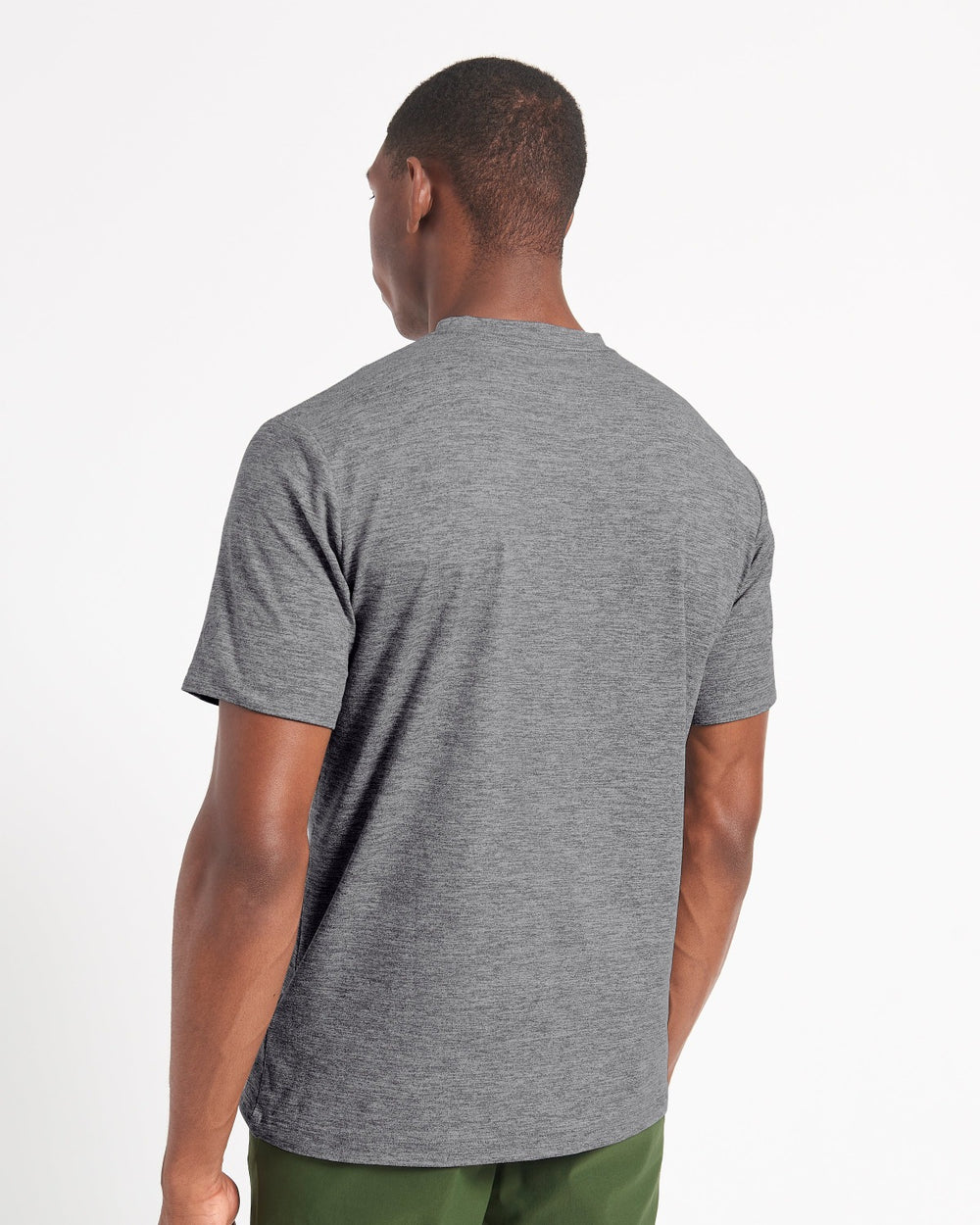 Camiseta Ben Sherman Performance Stretch Marl Cinzentas | 43ITPBFAD