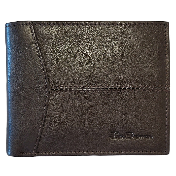 Carteiras Ben Sherman Cooke Bill Fold Leather Marrom | 49NIUYEAP