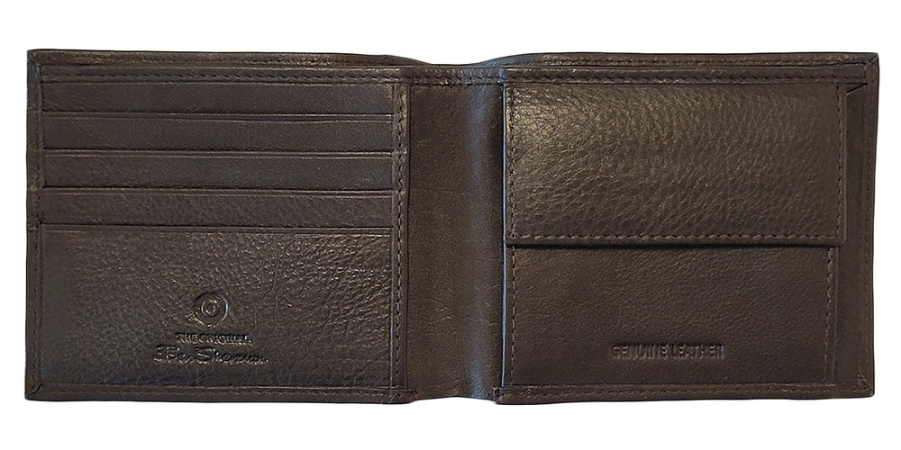 Carteiras Ben Sherman Cooke Bill Fold Leather Marrom | 49NIUYEAP