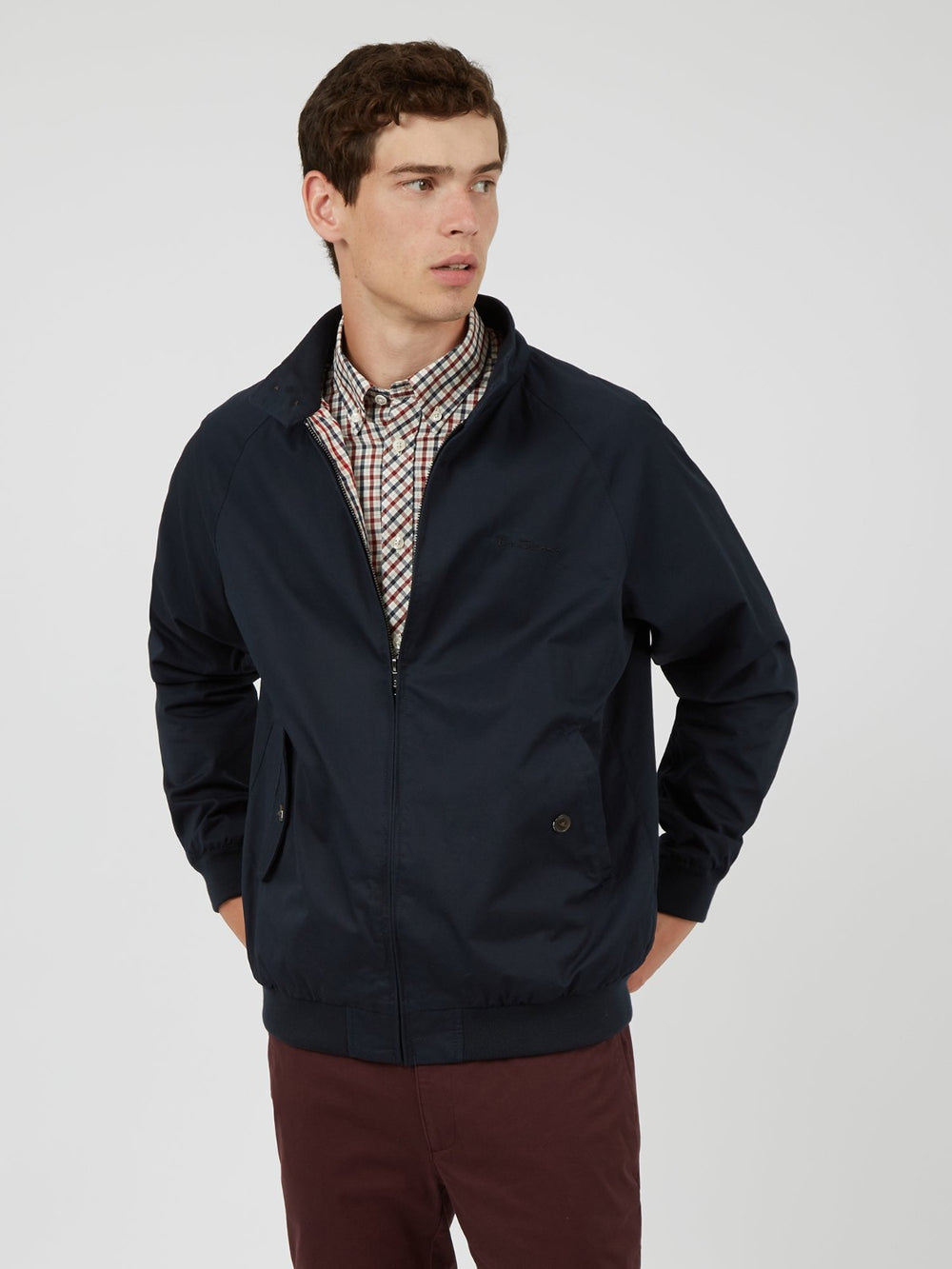 Jaquetas Ben Sherman Signature Harrington Azul Marinho | 72ZMEHITW