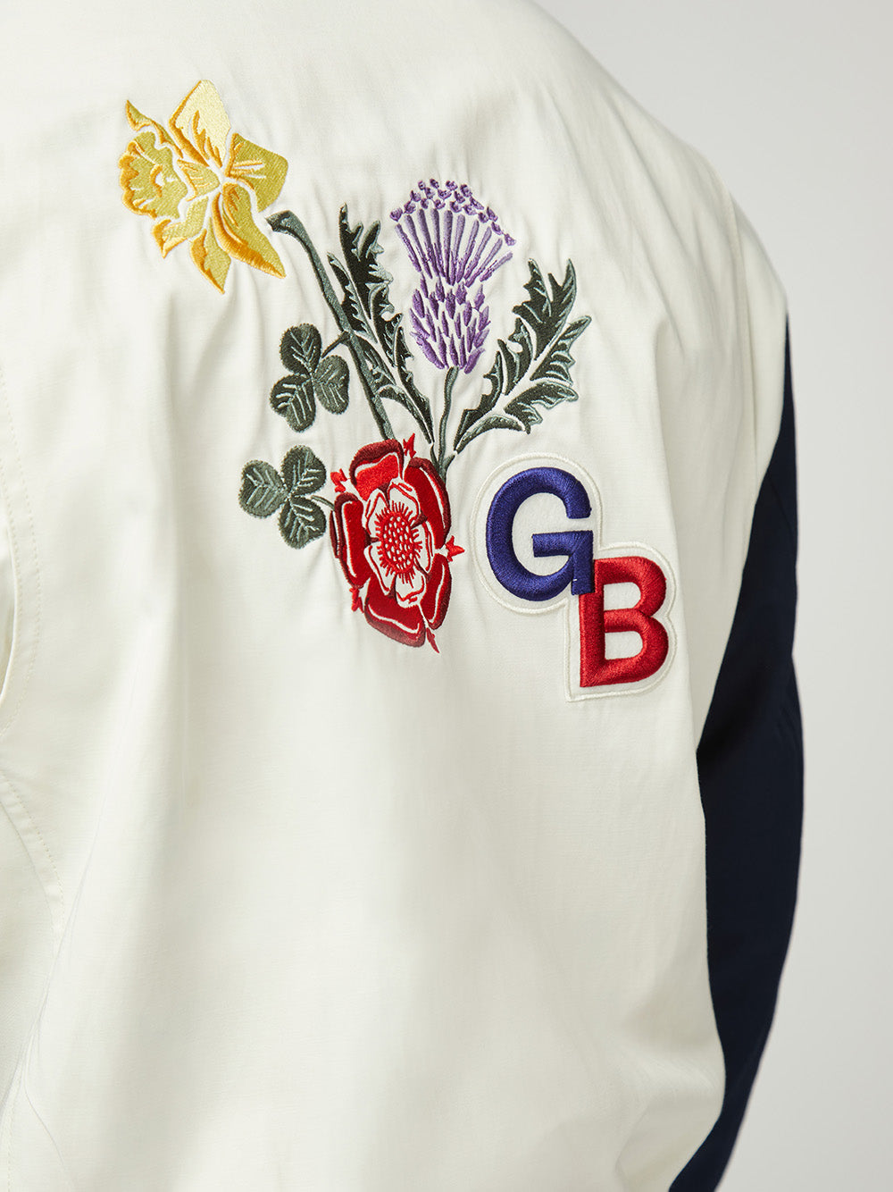 Jaquetas Ben Sherman Team GB Commercial Bomber Branco | 35WIRGMTP