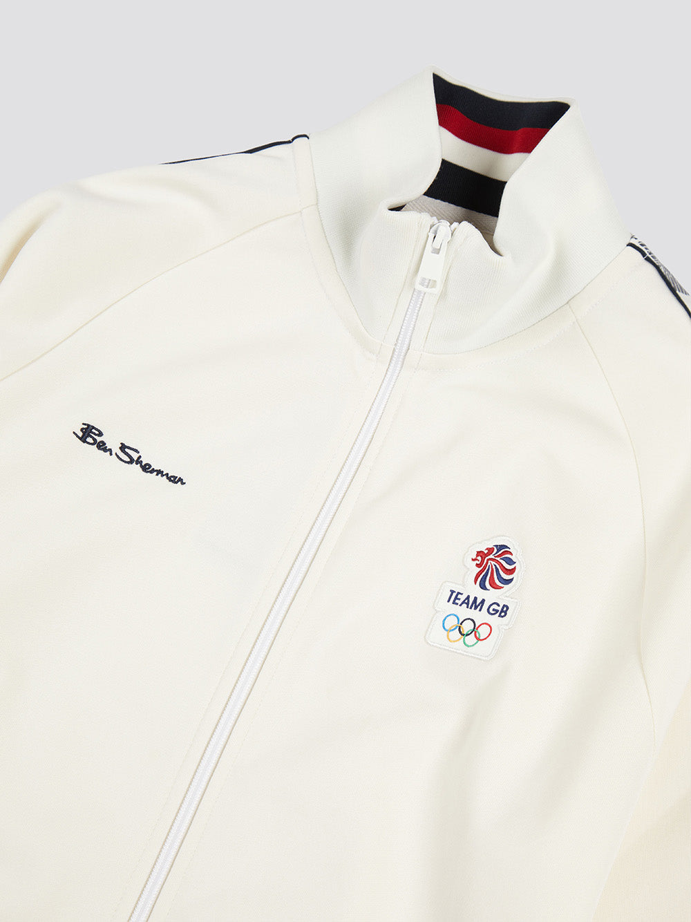 Jaquetas Ben Sherman Team GB Taped Track Top Branco | 92KCXREUP