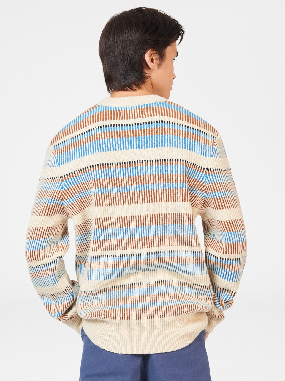 Knitwear Ben Sherman B by Ben Sherman Stripe Branco | 13UDXSNLZ