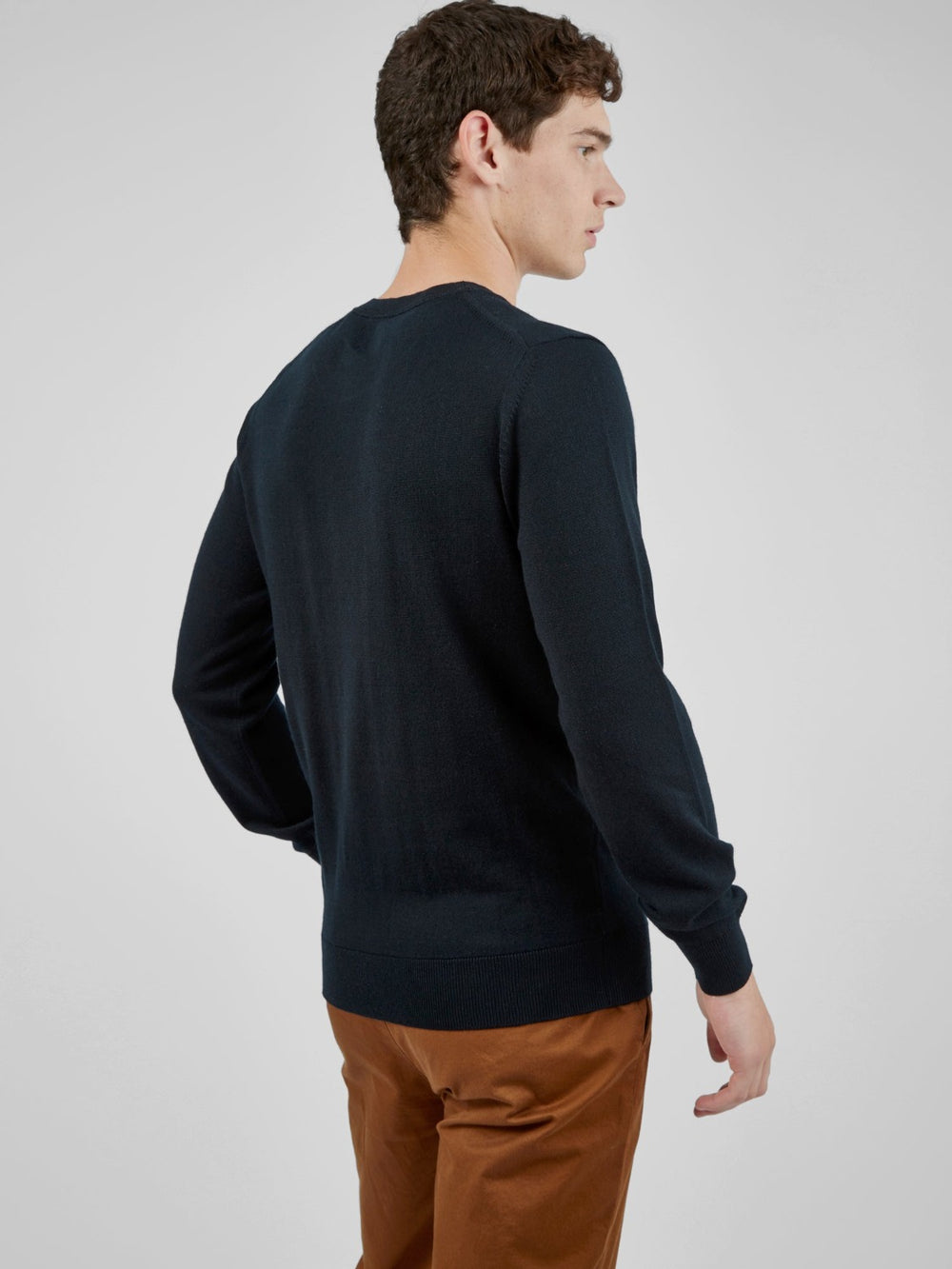 Knitwear Ben Sherman Signature Crewneck Pretas | 94SBDELZN