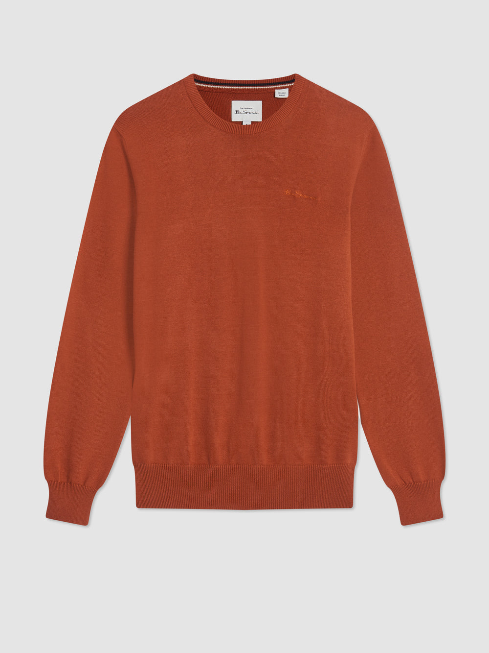 Knitwear Ben Sherman Signature Crewneck Laranja | 63EUZYFXV