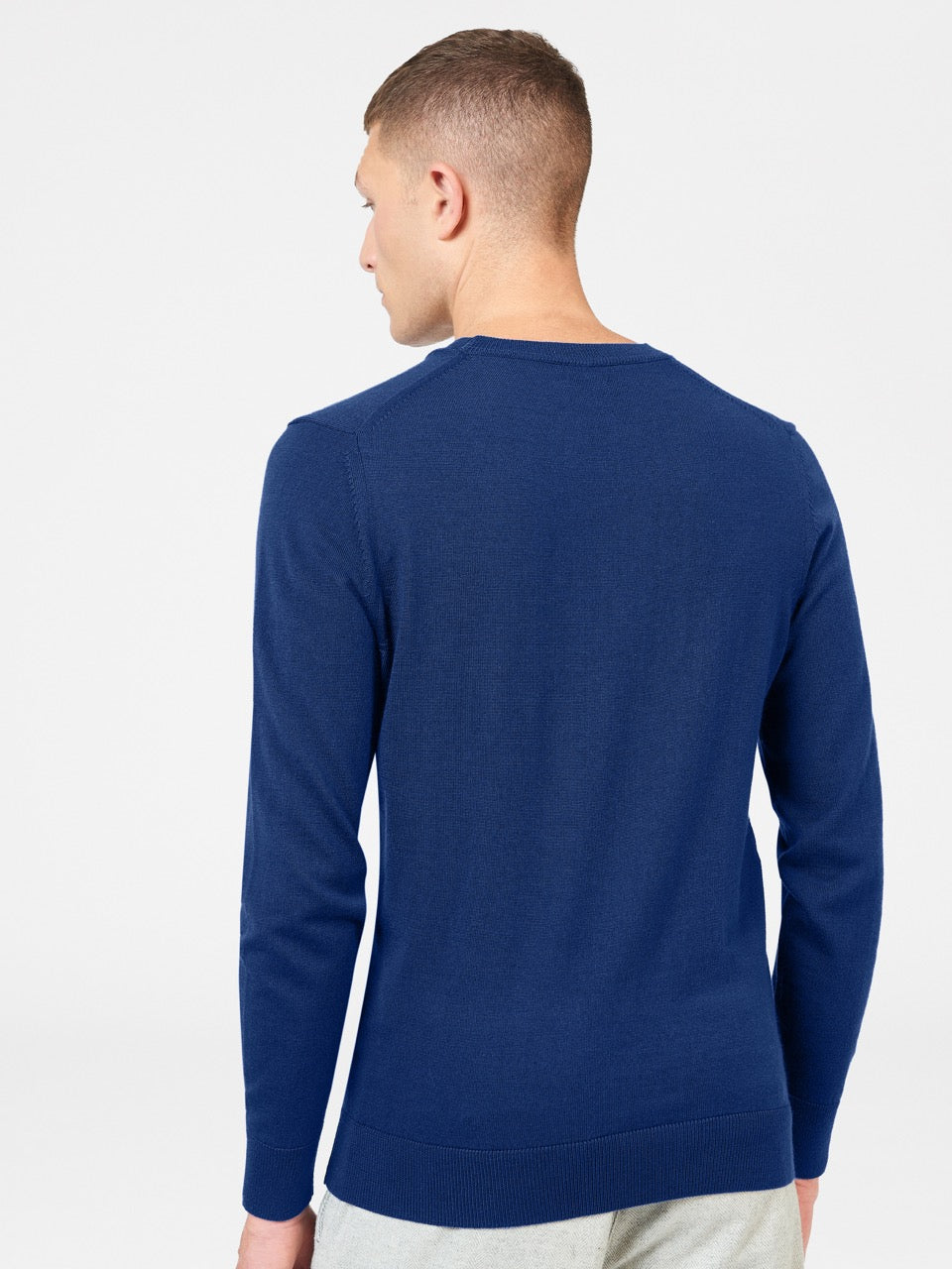 Knitwear Ben Sherman Signature Merino Crewneck Azuis | 70THLXBFW