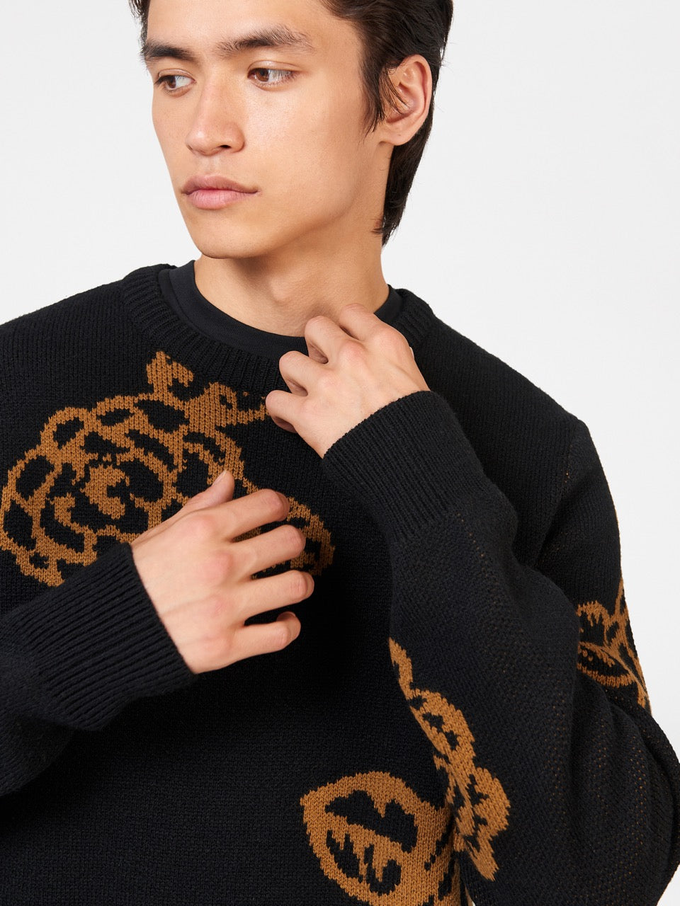 Knitwear Ben Sherman Winter Floral Pretas | 10RVOLPMI