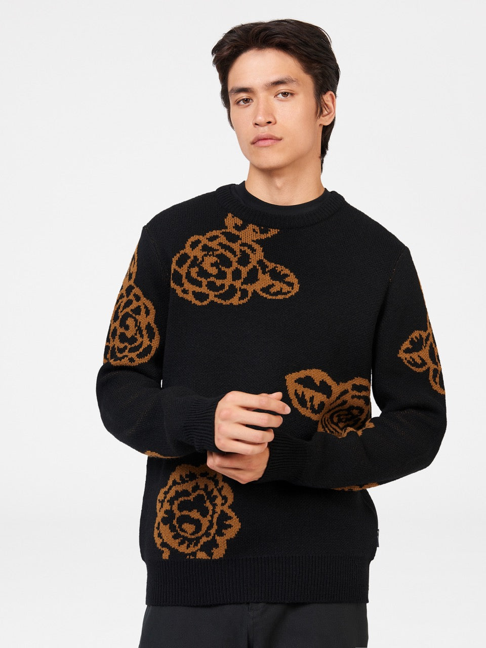 Knitwear Ben Sherman Winter Floral Pretas | 10RVOLPMI