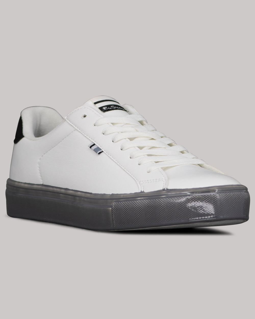 Sapatilhas Ben Sherman Crowley Branco Pretas | 20MKPFVHT