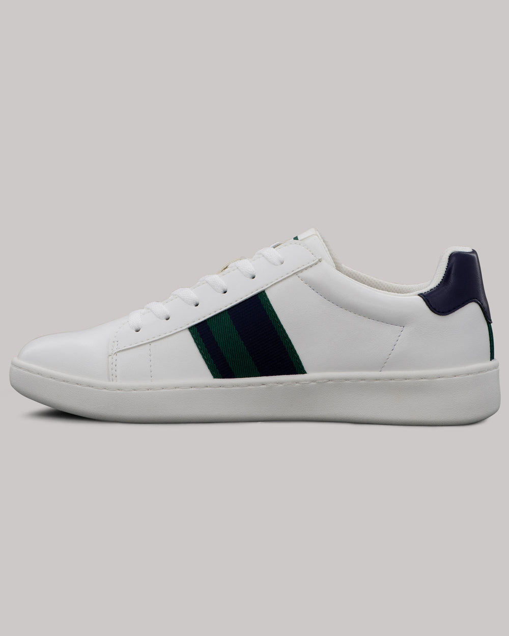 Sapatilhas Ben Sherman Hampton Stripe Branco Azul Marinho Verdes | 32YUBKZHE